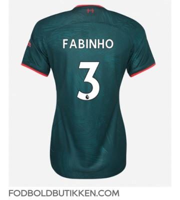 Liverpool Fabinho #3 Tredjetrøje Dame 2022-23 Kortærmet